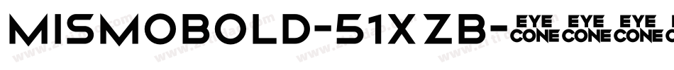 MismoBold-51XZB字体转换