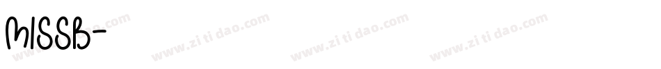 MISSB字体转换