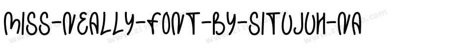 Miss-Neally-Font-by-Situjuh-Nazara-2字体转换