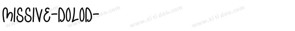 Missive-DOLOD字体转换