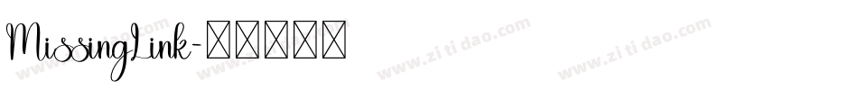 MissingLink字体转换