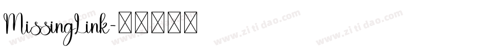 MissingLink字体转换