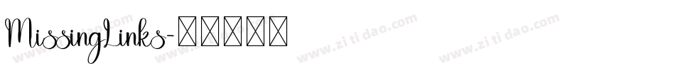 MissingLinks字体转换