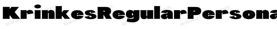 KrinkesRegularPersonalUse-Kw0X字体转换