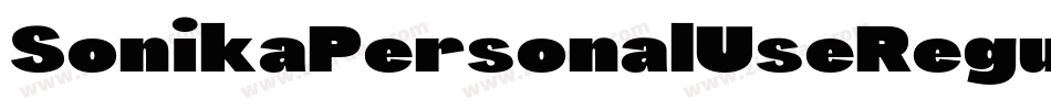 SonikaPersonalUseRegularItalic-z4VL字体转换 SonikaPersonalUseRegularItalic-z4VL字体转换