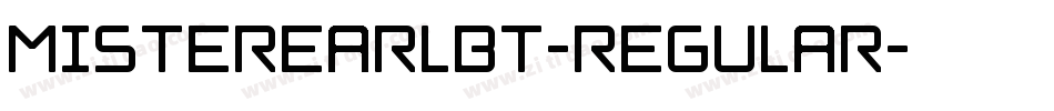 MisterEarlBT-Regular字体转换