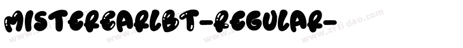 MisterEarlBT-Regular字体转换