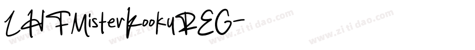 LHFMisterKookyREG字体转换