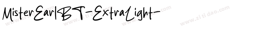 MisterEarlBT-ExtraLight字体转换