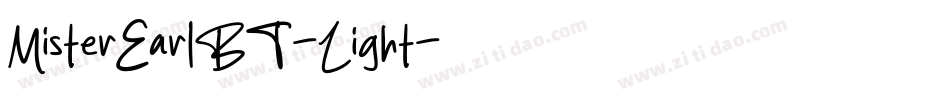 MisterEarlBT-Light字体转换