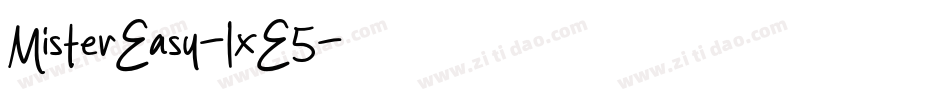 MisterEasy-lxE5字体转换