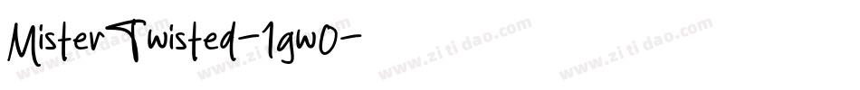 MisterTwisted-1gw0字体转换