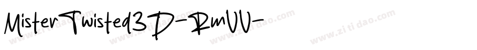 MisterTwisted3D-RmVV字体转换