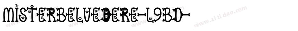 MisterBelvedere-l9BD字体转换