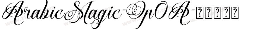 ArabicMagic-Op0A字体转换