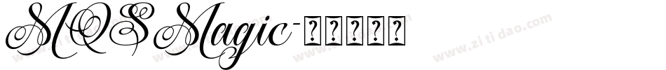 MQSMagic字体转换
