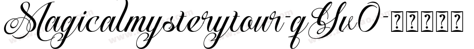 Magicalmysterytour-qYv0字体转换