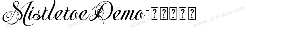 MistletoeDemo字体转换