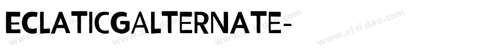EclatICGAlternate字体转换 EclatICGAlternate字体转换