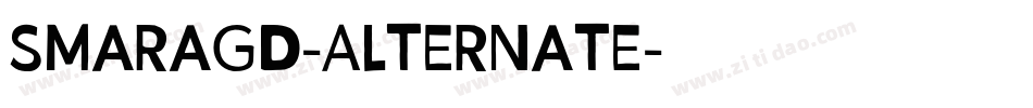 Smaragd-Alternate字体转换