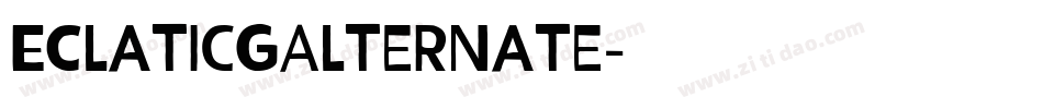 EclatICGAlternate字体转换 EclatICGAlternate字体转换