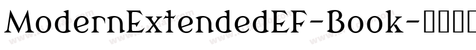 ModernExtendedEF-Book字体转换
