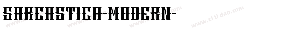 Sarcastica-Modern字体转换