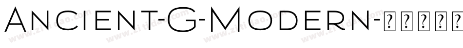Ancient-G-Modern字体转换