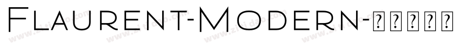 Flaurent-Modern字体转换