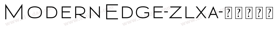 ModernEdge-zlxa字体转换