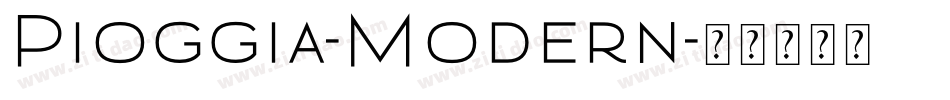Pioggia-Modern字体转换