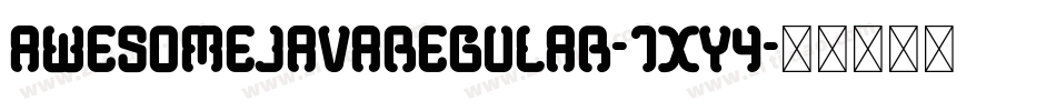 AwesomeJavaRegular-1Xy4字体转换