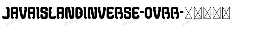 JavaIslandInverse-0VRr字体转换