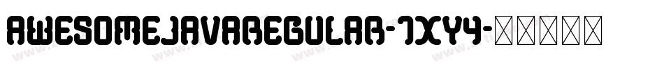 AwesomeJavaRegular-1Xy4字体转换