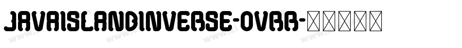JavaIslandInverse-0VRr字体转换