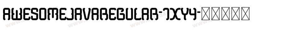 AwesomeJavaRegular-1Xy4字体转换