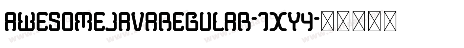 AwesomeJavaRegular-1Xy4字体转换