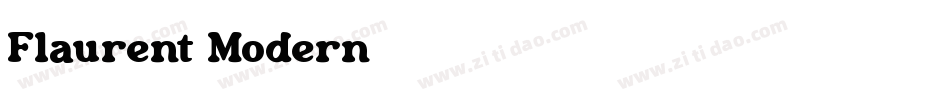 Flaurent-Modern字体转换