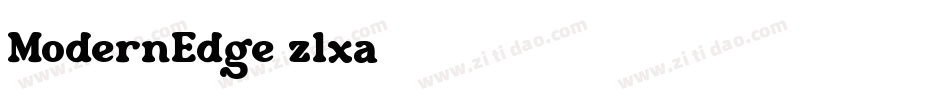 ModernEdge-zlxa字体转换