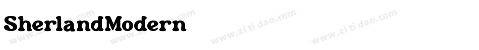 SherlandModern字体转换