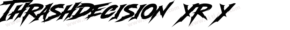 ThrashDecision-Yr0y字体转换