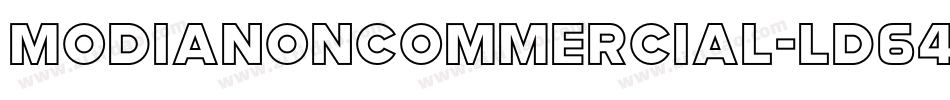 ModiaNoncommercial-LD64字体转换