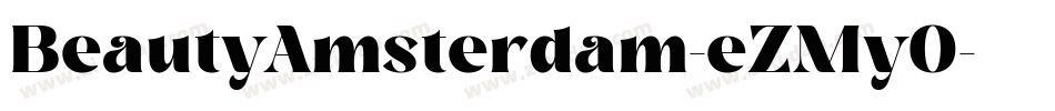 BeautyAmsterdam-eZMyO字体转换