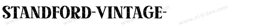 Standford-Vintage字体转换