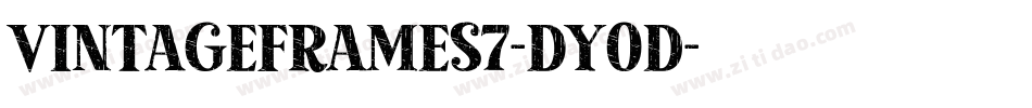 VintageFrames7-Dy0d字体转换
