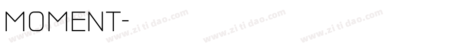MOMENT字体转换