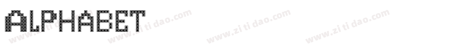 Alphabet字体转换