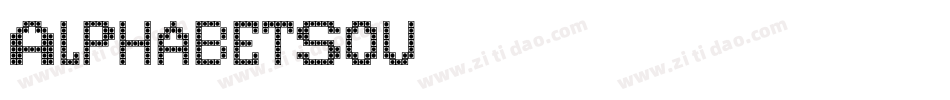 AlphabetSou字体转换