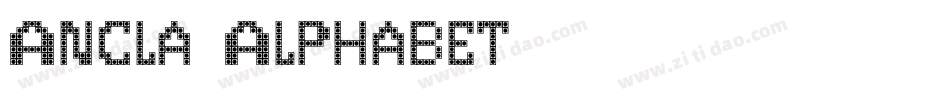 Ancla-Alphabet字体转换