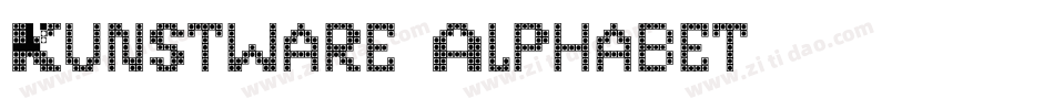 Kunstware-Alphabet字体转换
